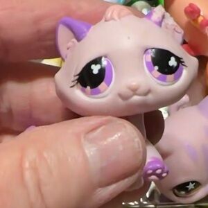 Littlest Pet Shop Purple Cat Toy